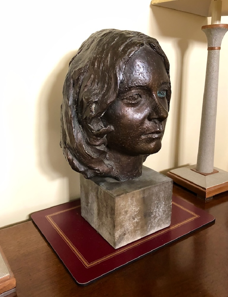A Large Bronze Portrait Bust of a Young Lady c. 1970’s - Image 2