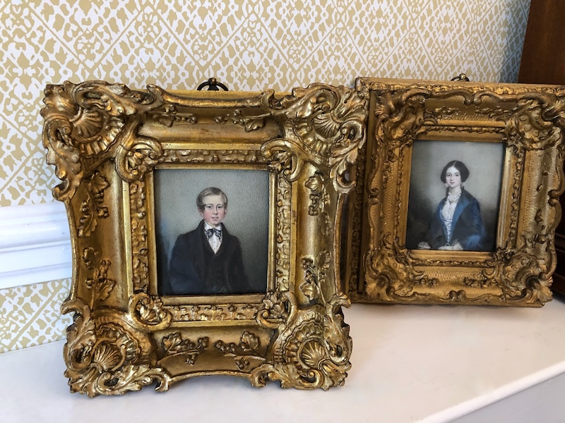 A Fine Quality Pair of 19th Century Portrait Miniatures in Gilt Frames - Image 4