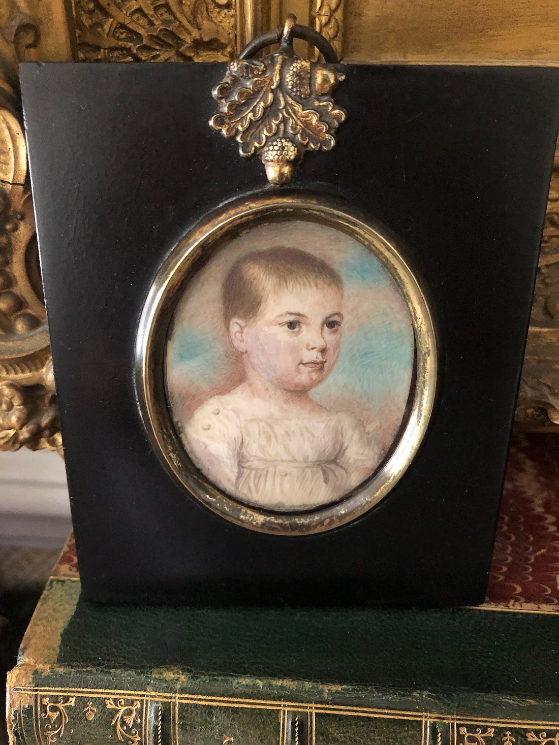 A Georgian Portrait Miniature of a Young Child c. 1810 - Image 2