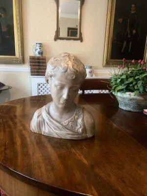 A 19th Century Austrian Bust of St John the Baptist after Antonio Rossellino (1427-1479)