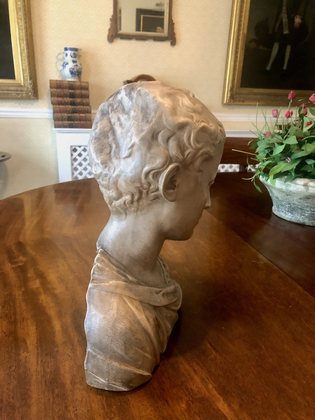 A 19th Century Austrian Bust of St John the Baptist after Antonio Rossellino (1427-1479) - Image 6