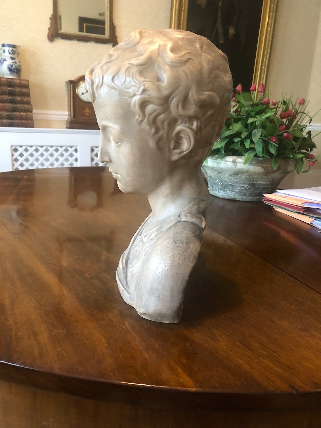 A 19th Century Austrian Bust of St John the Baptist after Antonio Rossellino (1427-1479) - Image 4