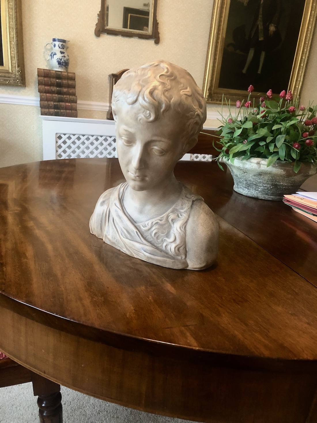 A 19th Century Austrian Bust of St John the Baptist after Antonio Rossellino (1427-1479) - Image 9