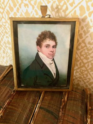 A Superb Portrait Miniature by Frederick Buck (Irish 1771-1839)