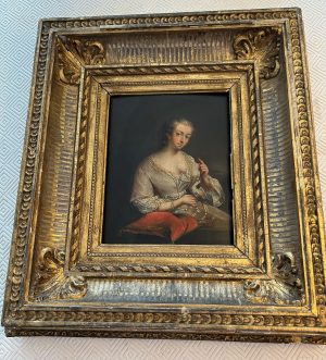 After Jean-Baptiste van Loo - Portrait of Jeanne-Agnes Berthelot de Pleneuf - Marquise de Prie
