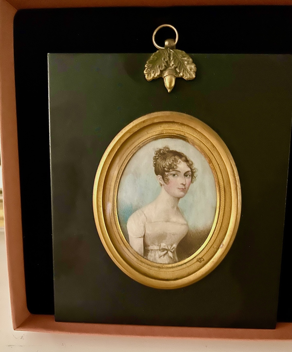 A Charming Early 19th Century Portrait Miniature of a Young Lady By Frederick Buck (1771-1839) - Image 2